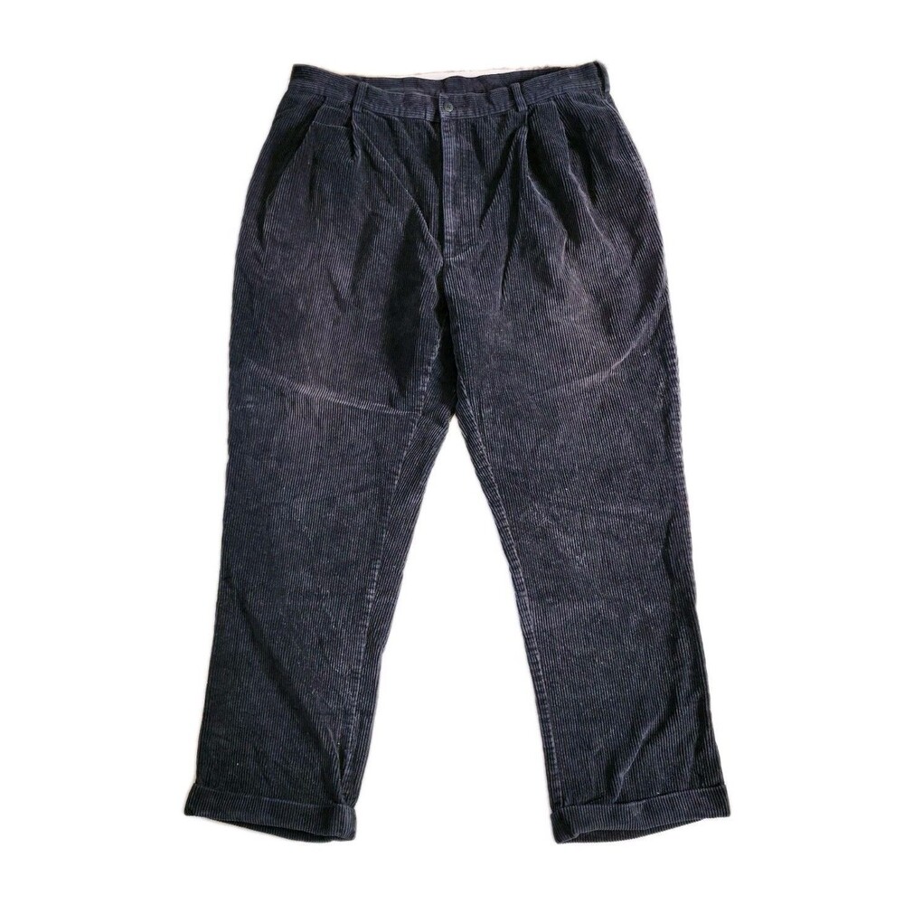 Jos A Bank 1905 Corduroy Pants 40x32 Navy Blue